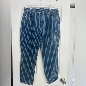 American Eagle pinstripe jeans